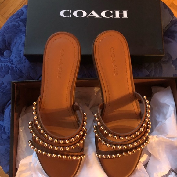 Coach Shoes - New Coach Ballchain Sandal Size 9!